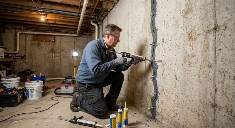 Basement Crack Repair in Aitkin, MN