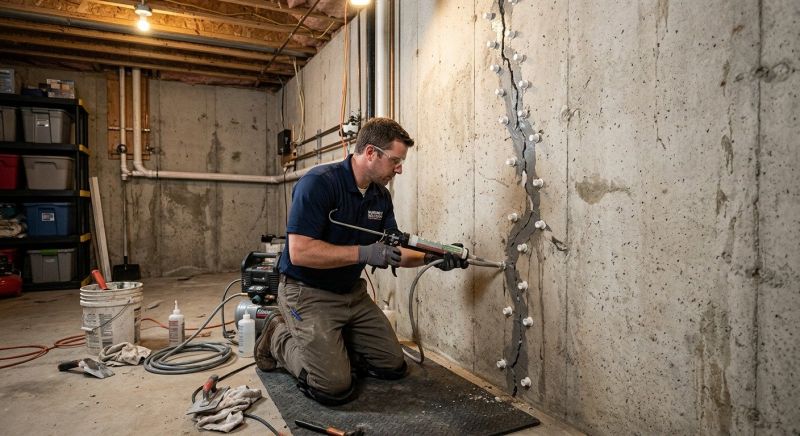 Basement Crack Repair in Aitkin, MN