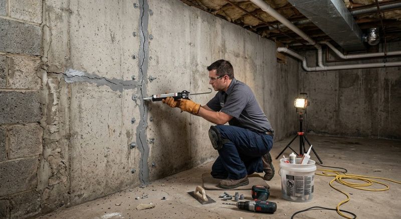 Basement Crack Repair in Aitkin, MN