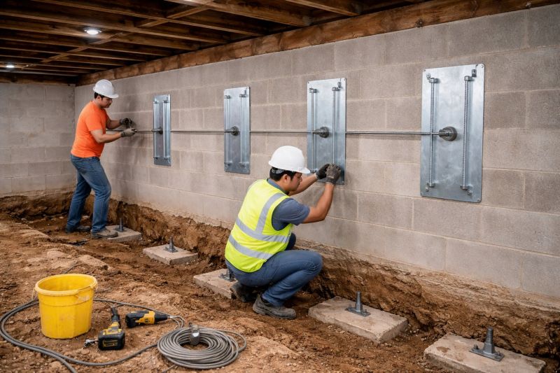 Basement Stabilization in Aitkin, MN