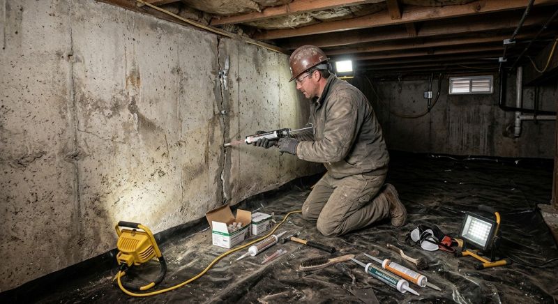 Cracked Foundation Repair in Brainerd, MN