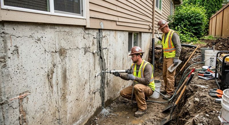 Cracked Foundation Repair in Aitkin, MN