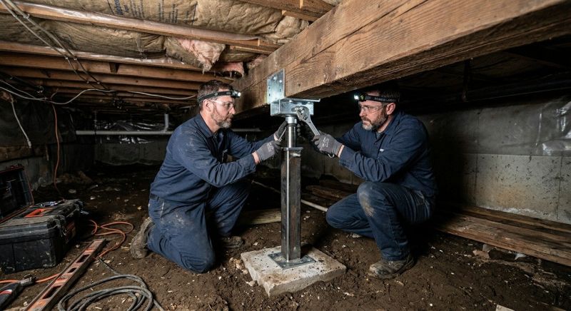 Crawl Space Leveling in Aitkin, MN