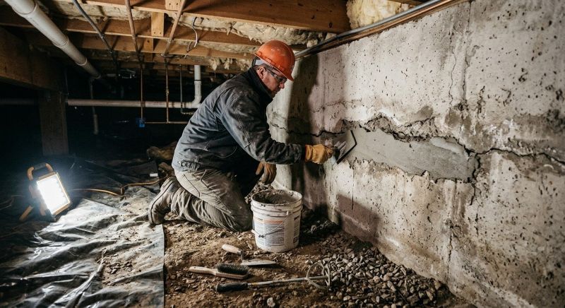 Crawlspace Foundation Repair in Garrison, MN