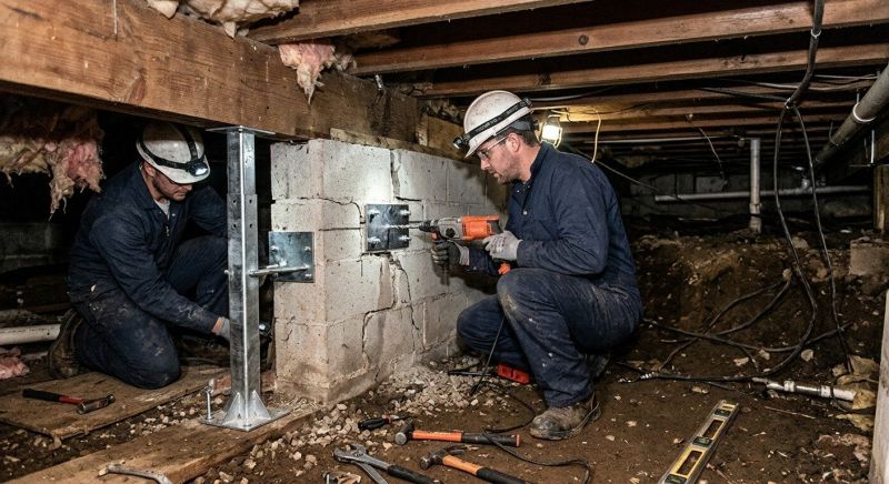 Crawlspace Foundation Repair in Garrison, MN