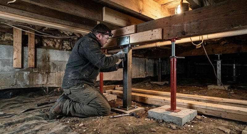 Crawlspace Structural Repair in Aitkin, MN