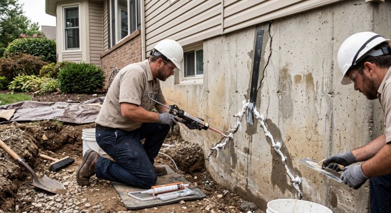 Foundation Crack Sealing in Aitkin, MN