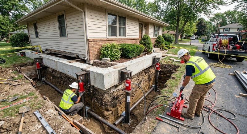 Foundation Jacking in Aitkin County, MN