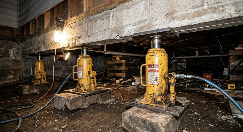 Foundation Jacking in Deerwood, MN