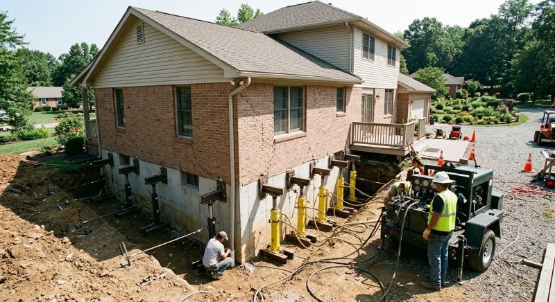 Foundation Jacking in Outing, MN