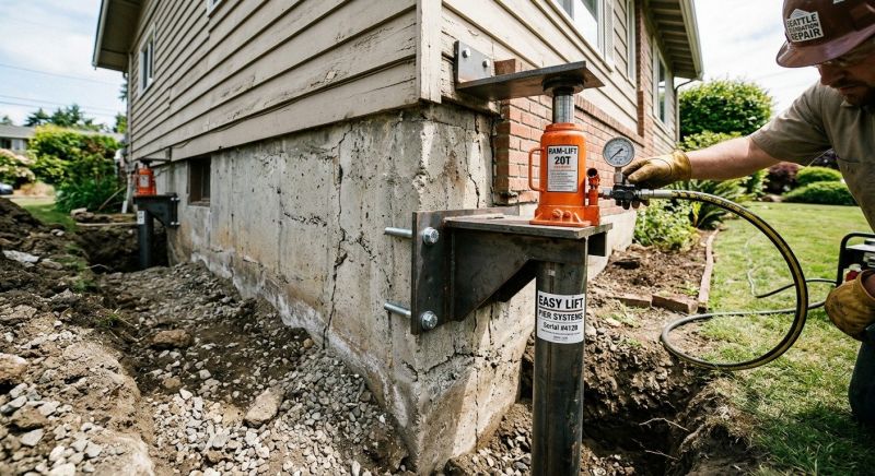 Foundation Jacking in Outing, MN