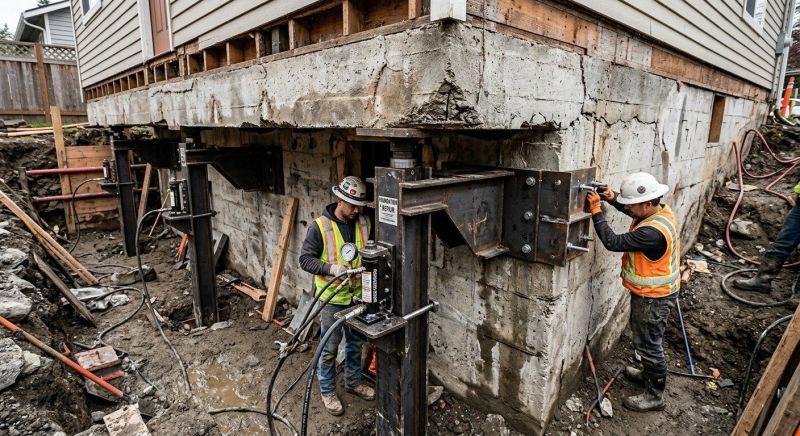 Foundation Lifting in Garrison, MN