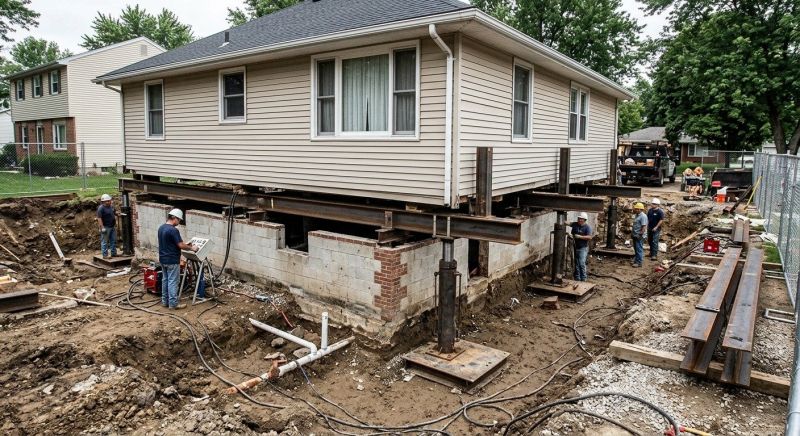 Foundation Lifting in Outing, MN