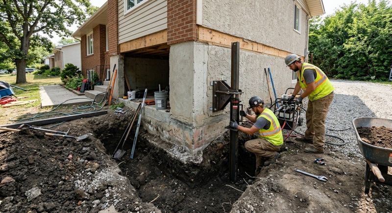 Foundation Pier Repair in Aitkin, MN
