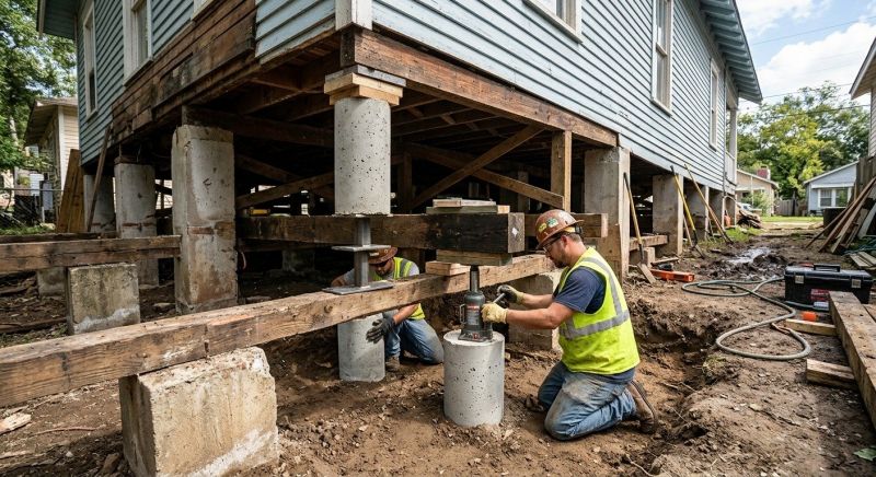 Foundation Pier Repair in Aitkin, MN