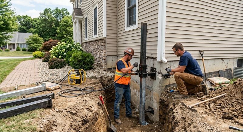 Foundation Stabilizing in Outing, MN