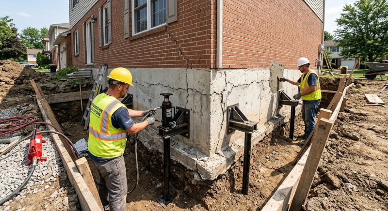 Foundation Structural Repair in Crosby, MN