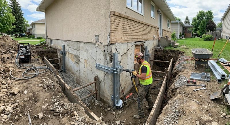 Foundation Structural Repair in Crosby, MN