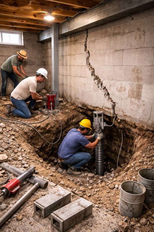Foundation Structural Repair in Aitkin, MN