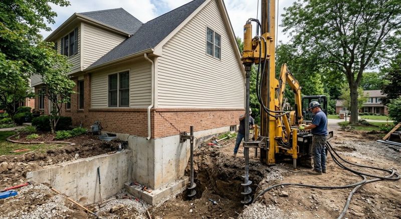 Helical Piers Installation in Aitkin, MN