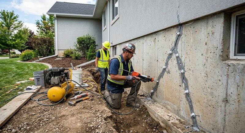 Home Foundation Repair in Crosby, MN