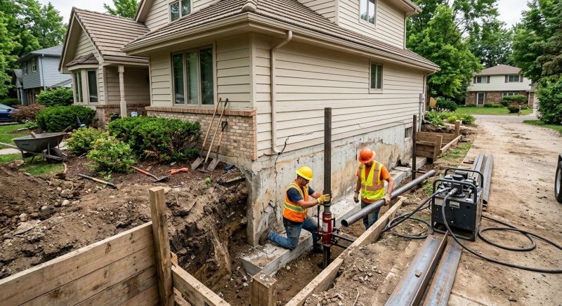House Foundation Repair in Crosslake, MN