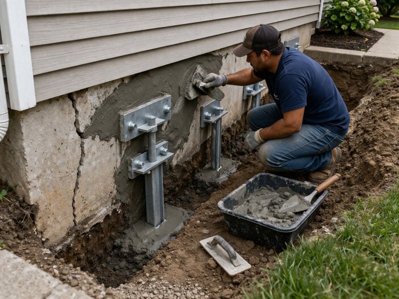 House Foundation Repair in Crosslake, MN