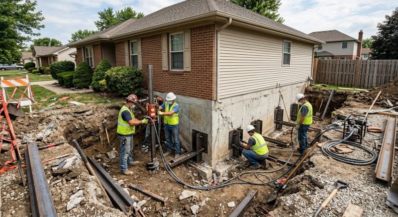 House Foundation Repair in Deerwood, MN