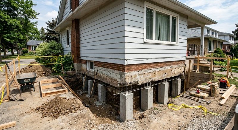 House Underpinning in Aitkin, MN