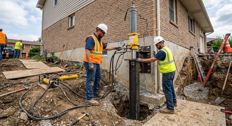 Settling Foundation Service in Crosslake, MN