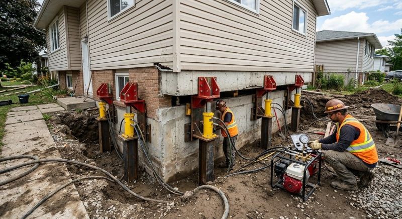 Sinking Foundation Lifting in Aitkin, MN