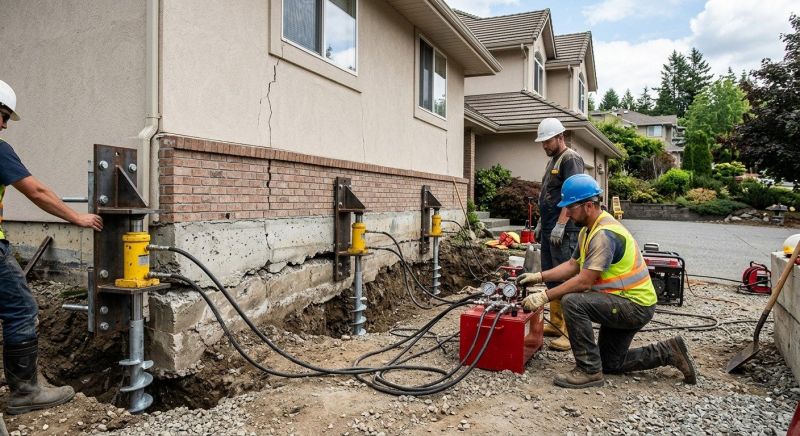 Sinking Foundation Lifting in Aitkin, MN