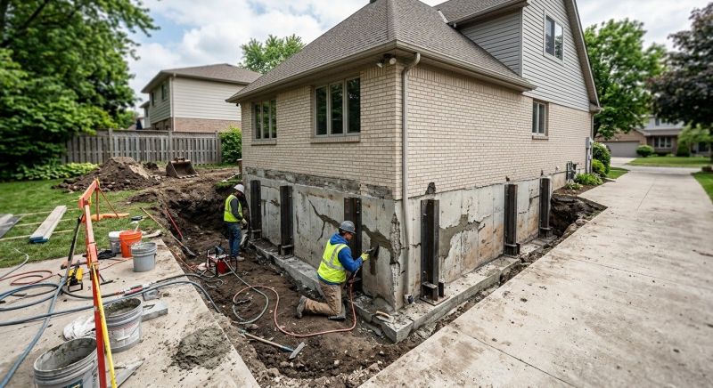 Sinking Foundation Repair in Garrison, MN