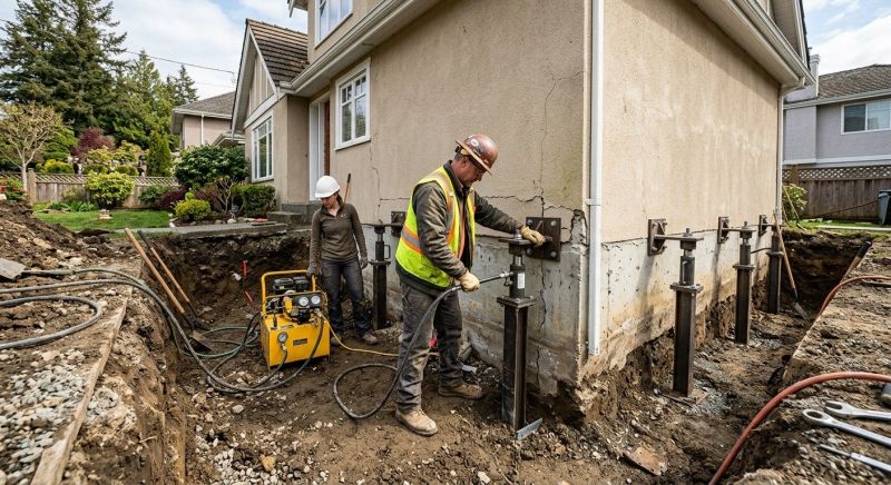 Sinking Foundation Repair in Aitkin, MN