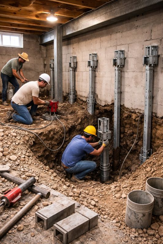 Structural Underpinning in Aitkin, MN